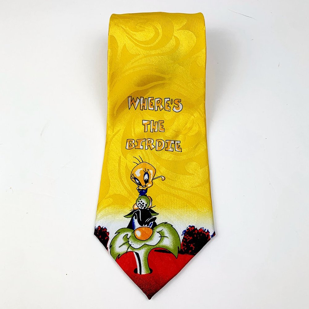 Warner Bros Looney Tunes Where's The Birdie Tie - Picture 3 of 8